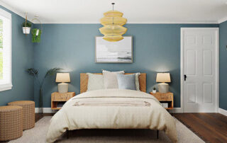how to smartly use interior paint to make small room feel bigger
