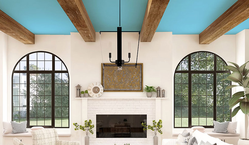 how (and why) to add a statement ceiling to your home